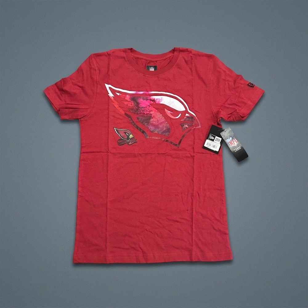 NWT New Era Arizona Cardinals 2022 Sideline Ink Dye T Shirt Mens Small Red